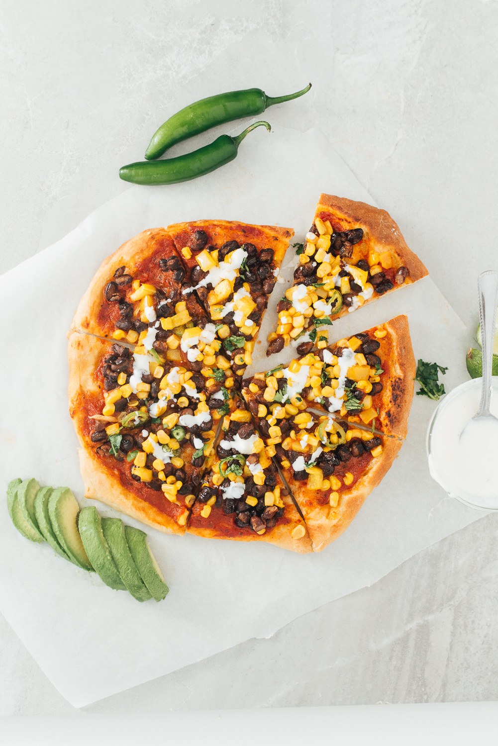 Easy Vegan Chili Pizza - Quick & Tasty Mexican Pizza!