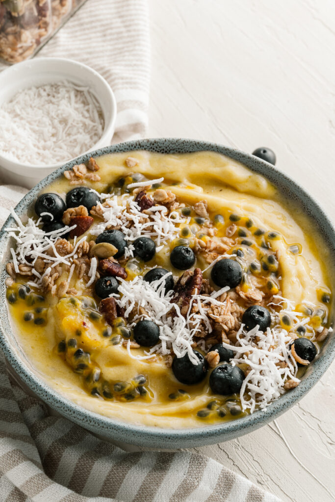 Mango Banana Smoothie Bowl