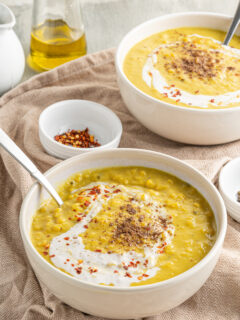 easy vegan yellow lentil dal