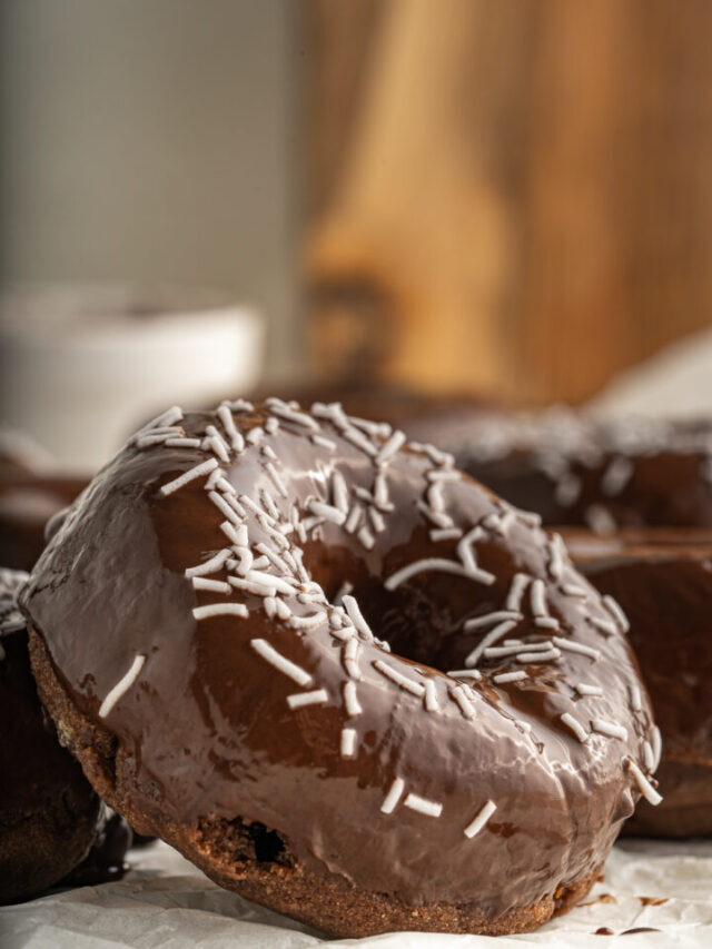 Vegan Chocolate Donuts Story