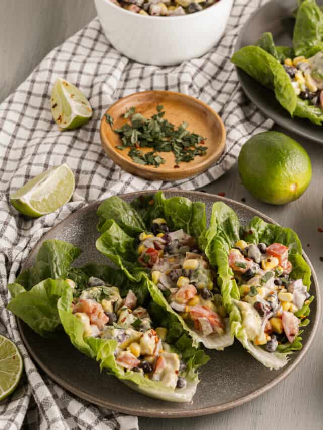 Vegan Mexican Lettuce Wraps