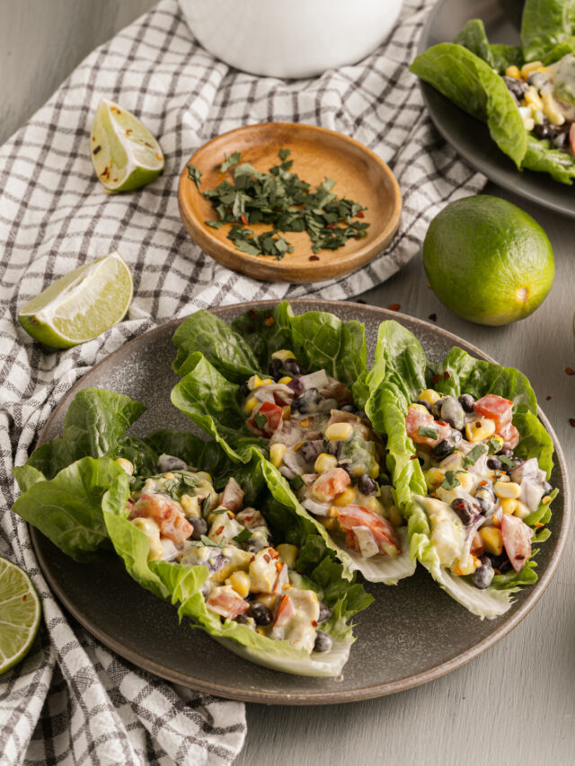 Healthy Mexican Lettuce Wraps Story