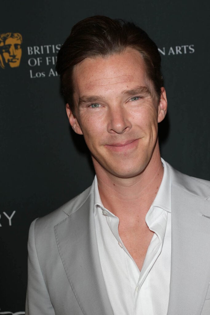 Benedict cumberbatch at the bafta awards.