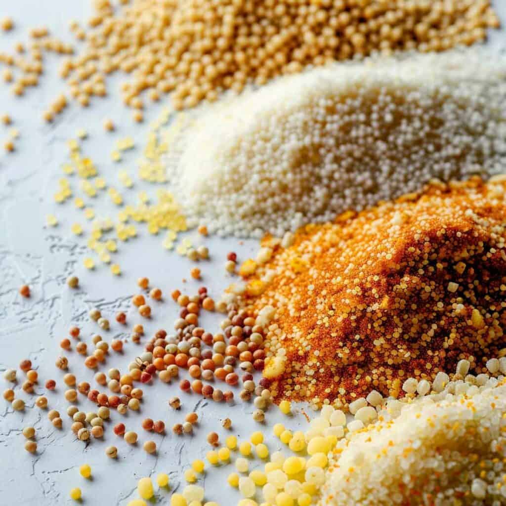 Quinoa, millet, buckwheat, millet, quinoa, millet, millet,.