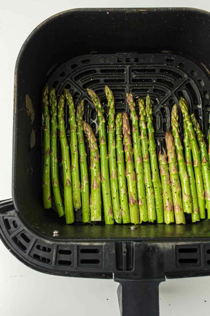 asparagus in an air fryer.