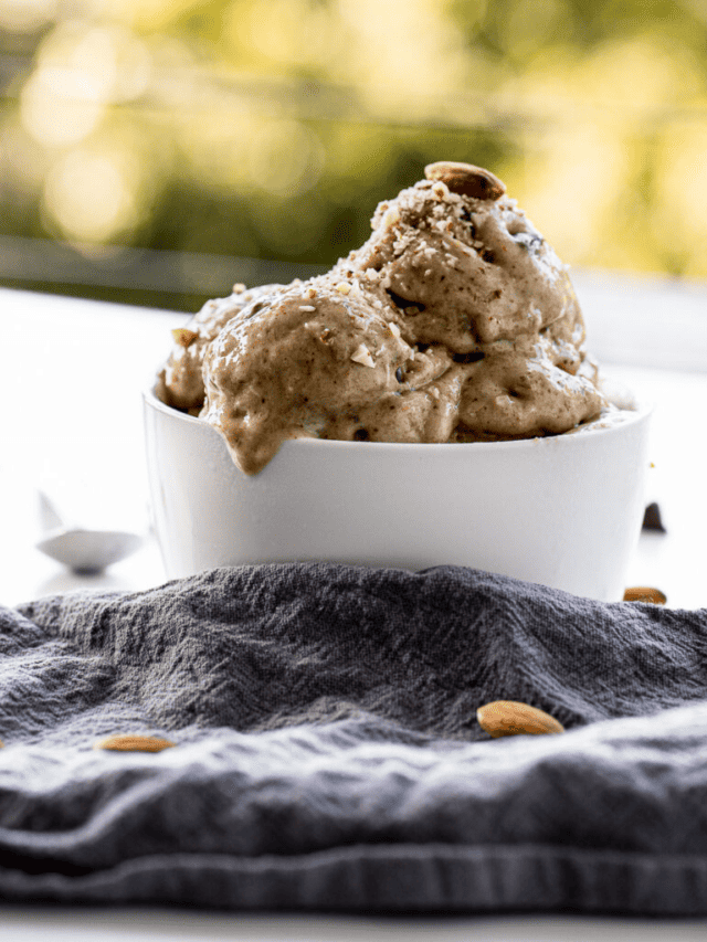 Secret: This “Ice Cream” is Bananas! (Made with Almond Milk!)