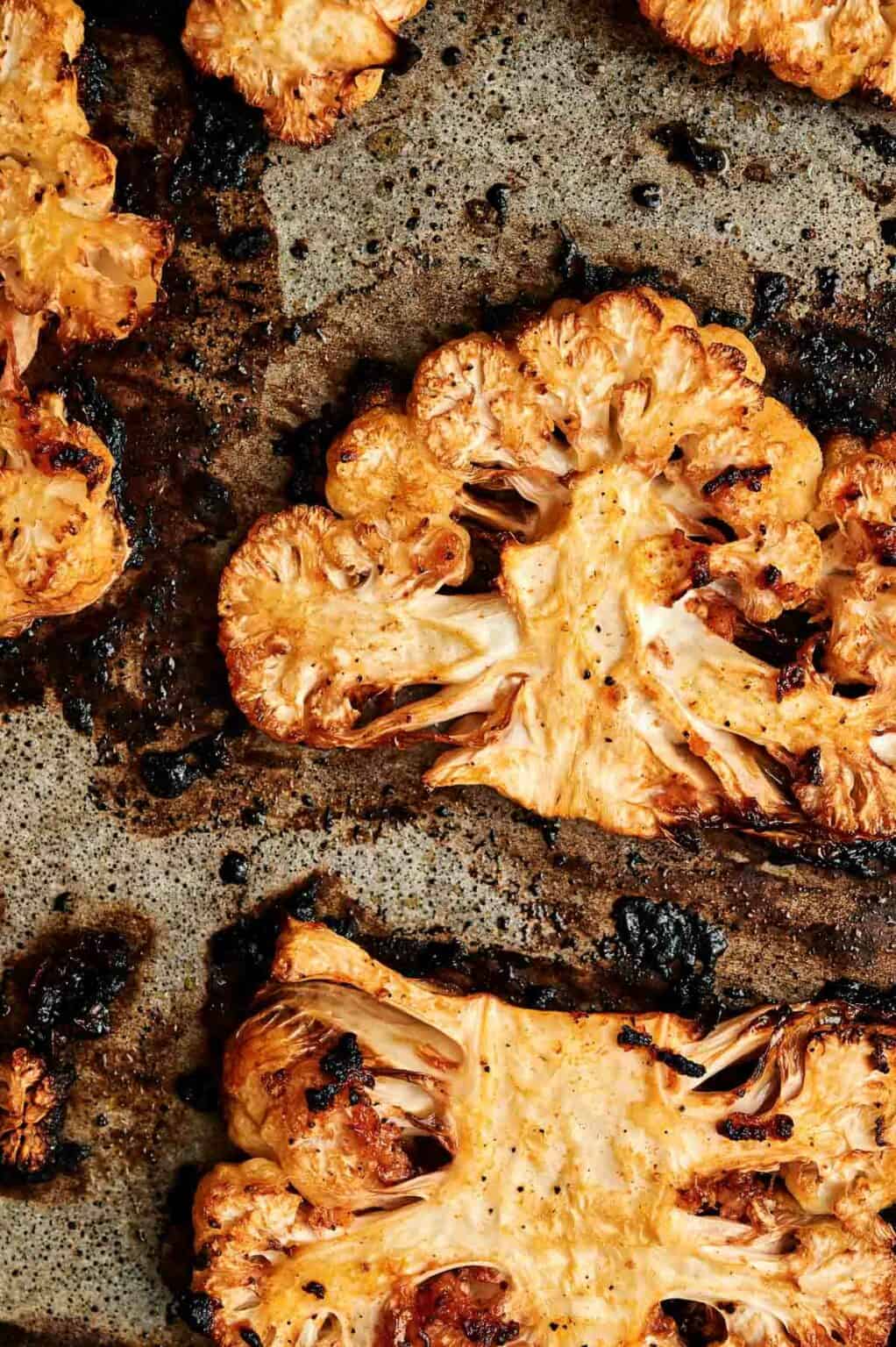 Oven Roasted Vegan Cauliflower Steaks Recipe - Two City Vegans