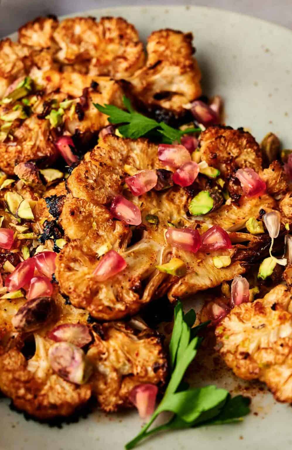 Oven Roasted Vegan Cauliflower Steaks Recipe - Two City Vegans