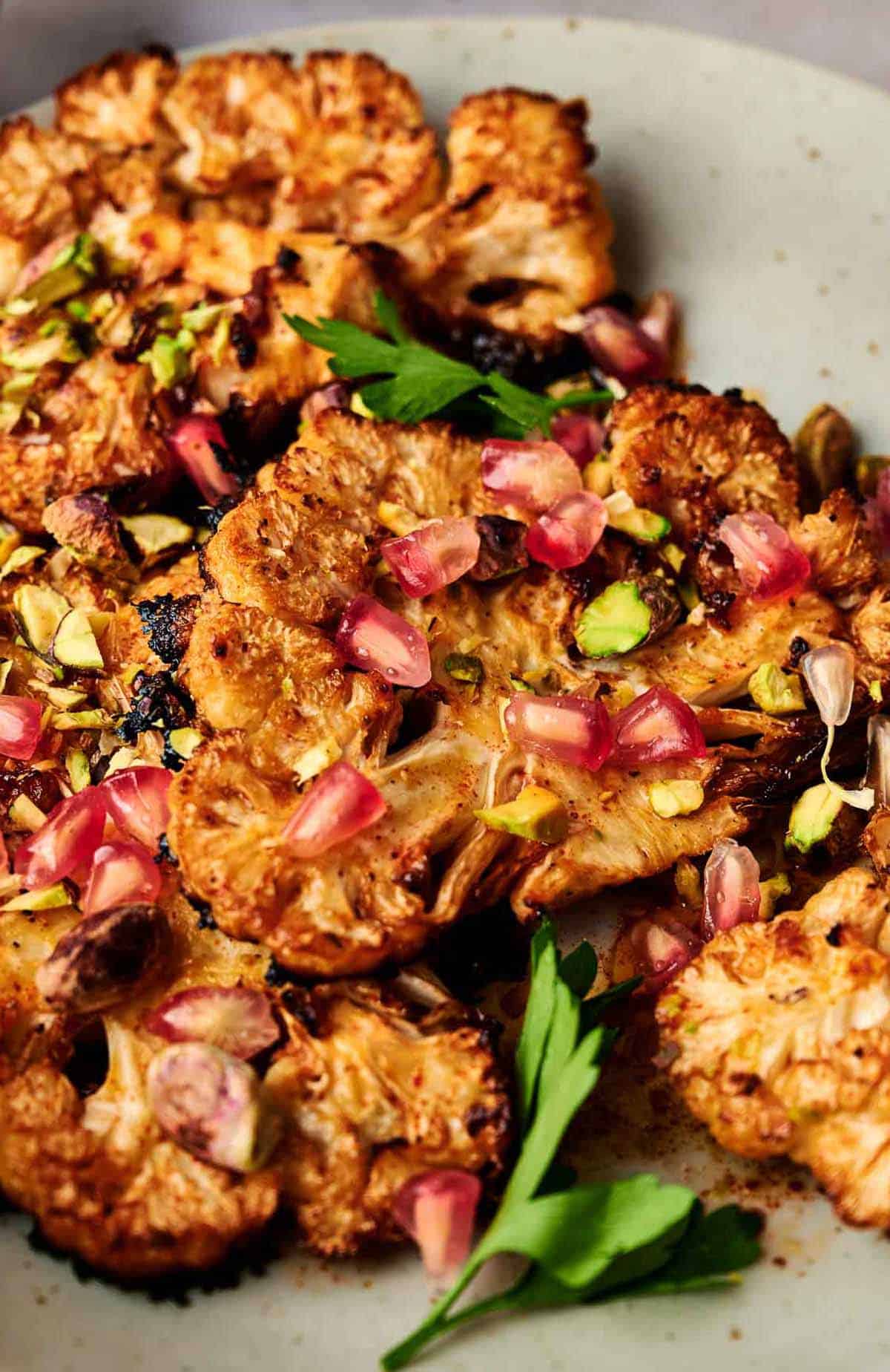 Oven Roasted Vegan Cauliflower Steaks Recipe - Two City Vegans